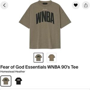 ISO Fear of God Essentials WNBA 90's Tee